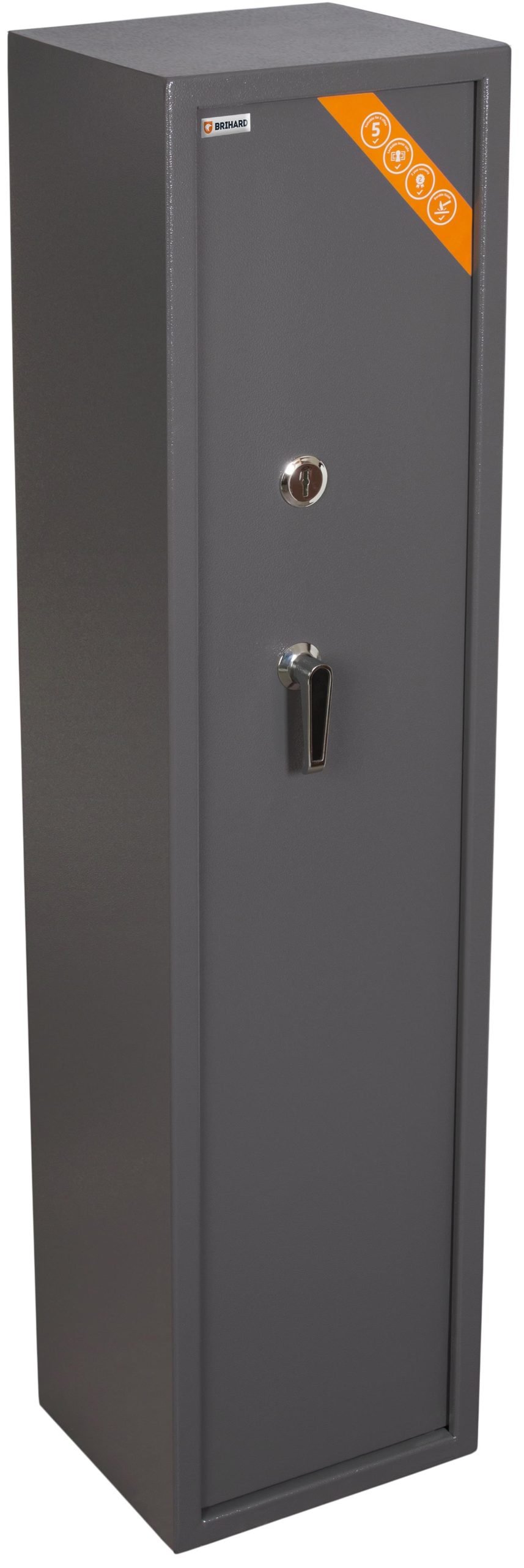 Brihard Hunter 5 K – seifas 5 šautuvams su raktine spyna - Image 10