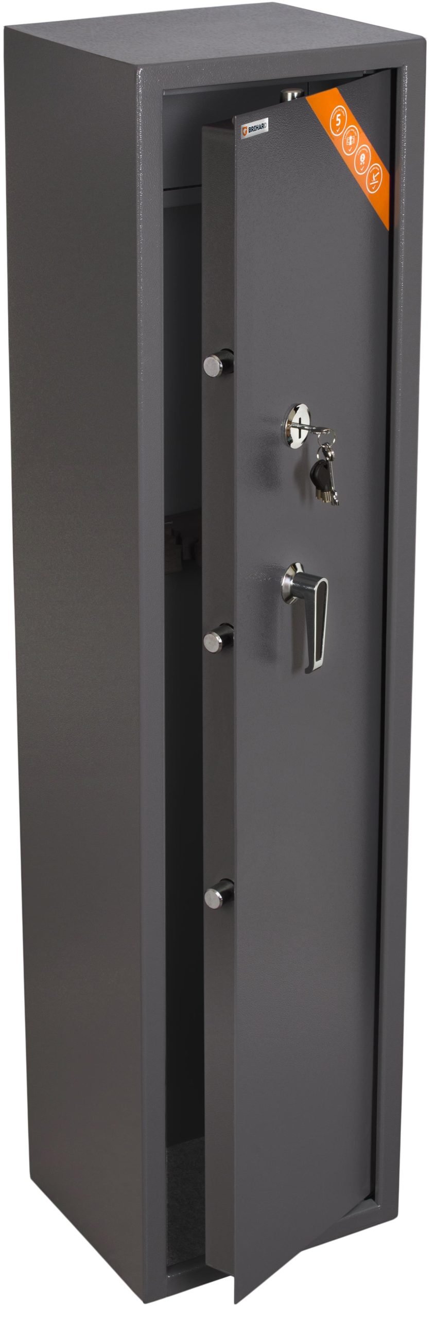 Brihard Hunter 5 K – seifas 5 šautuvams su raktine spyna - Image 9