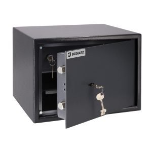 Brihard Pistol Premium K sertifikuotas seifas 2 pistoletams (S1 klasė, raktinis užraktas)