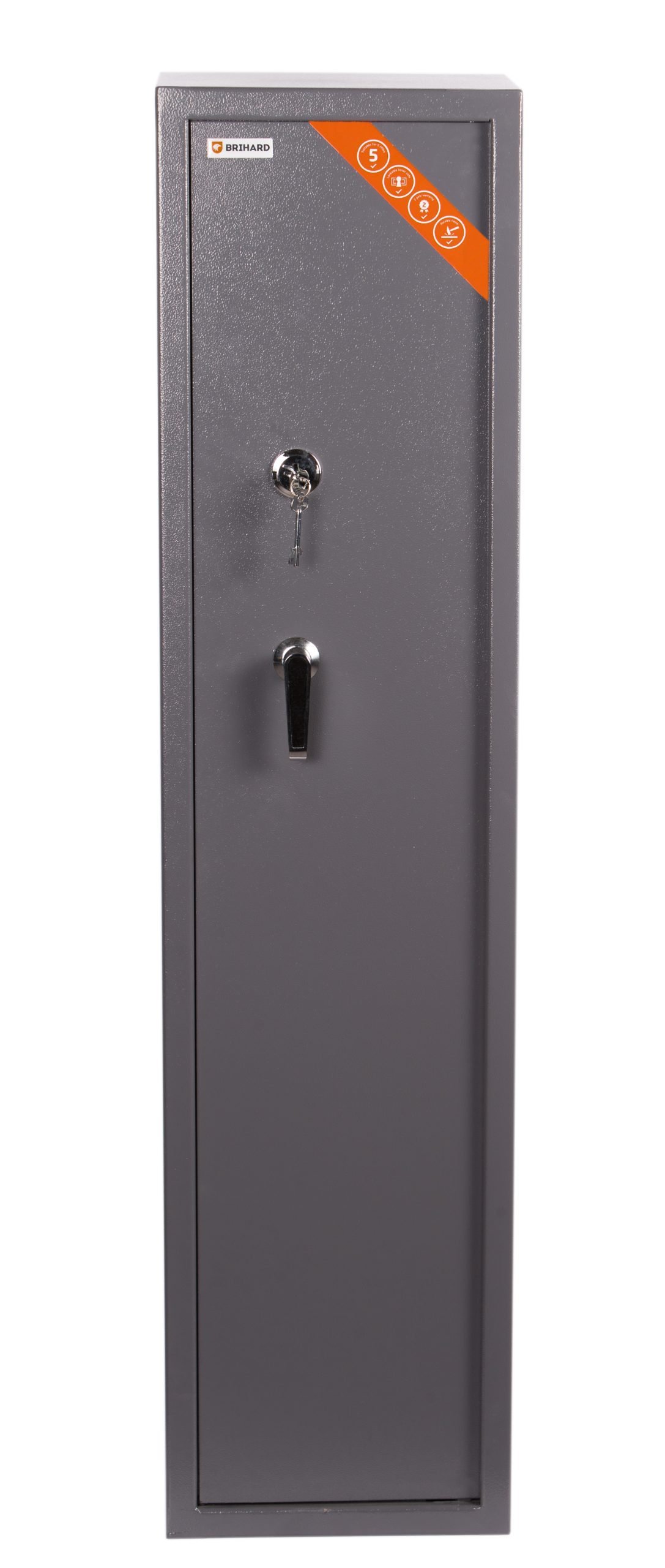 Brihard Hunter 5 K – seifas 5 šautuvams su raktine spyna - Image 7
