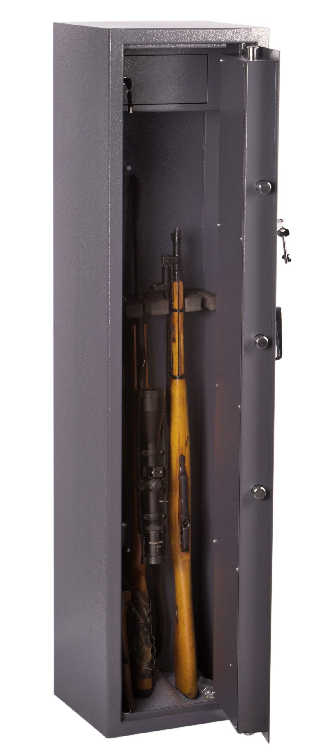 Brihard Hunter 5 K – seifas 5 šautuvams su raktine spyna - Image 5