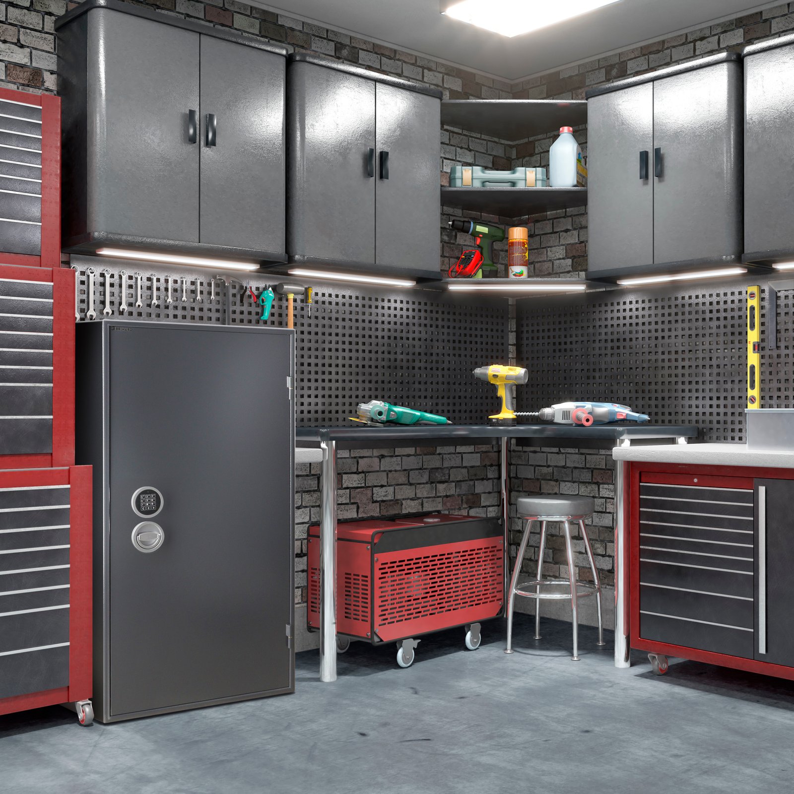 Brihard Hunter Premium Combi 18 E sertifikuotas ginklų seifas (S1 klasė, 18 ginklų) - Image 6