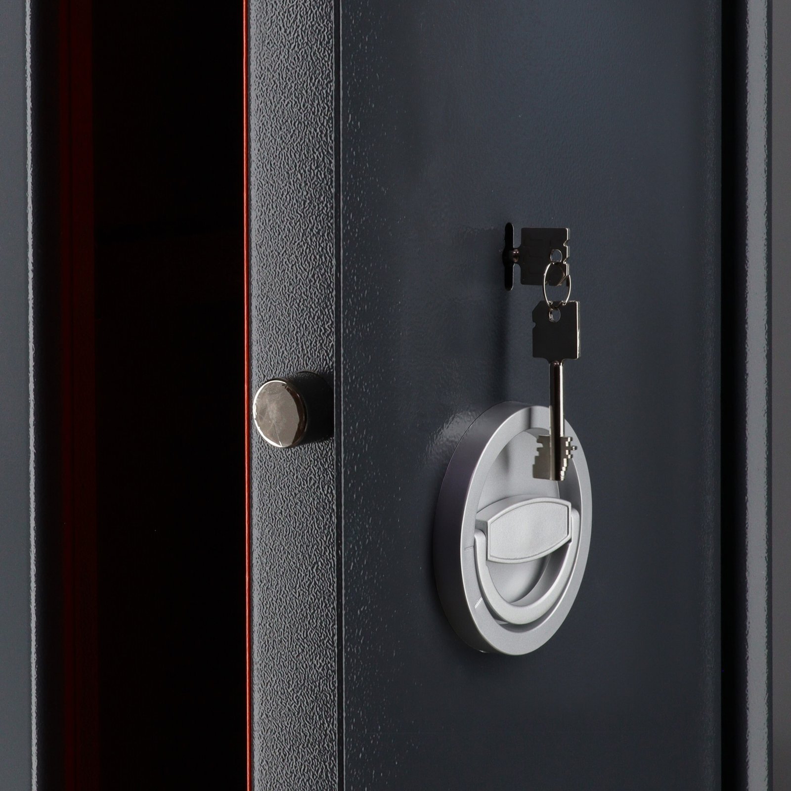 Brihard Hunter Premium 7 K sertifikuotas ginklų seifas (S1 klasė, 7 šautuvai, raktinė spyna) - Image 8