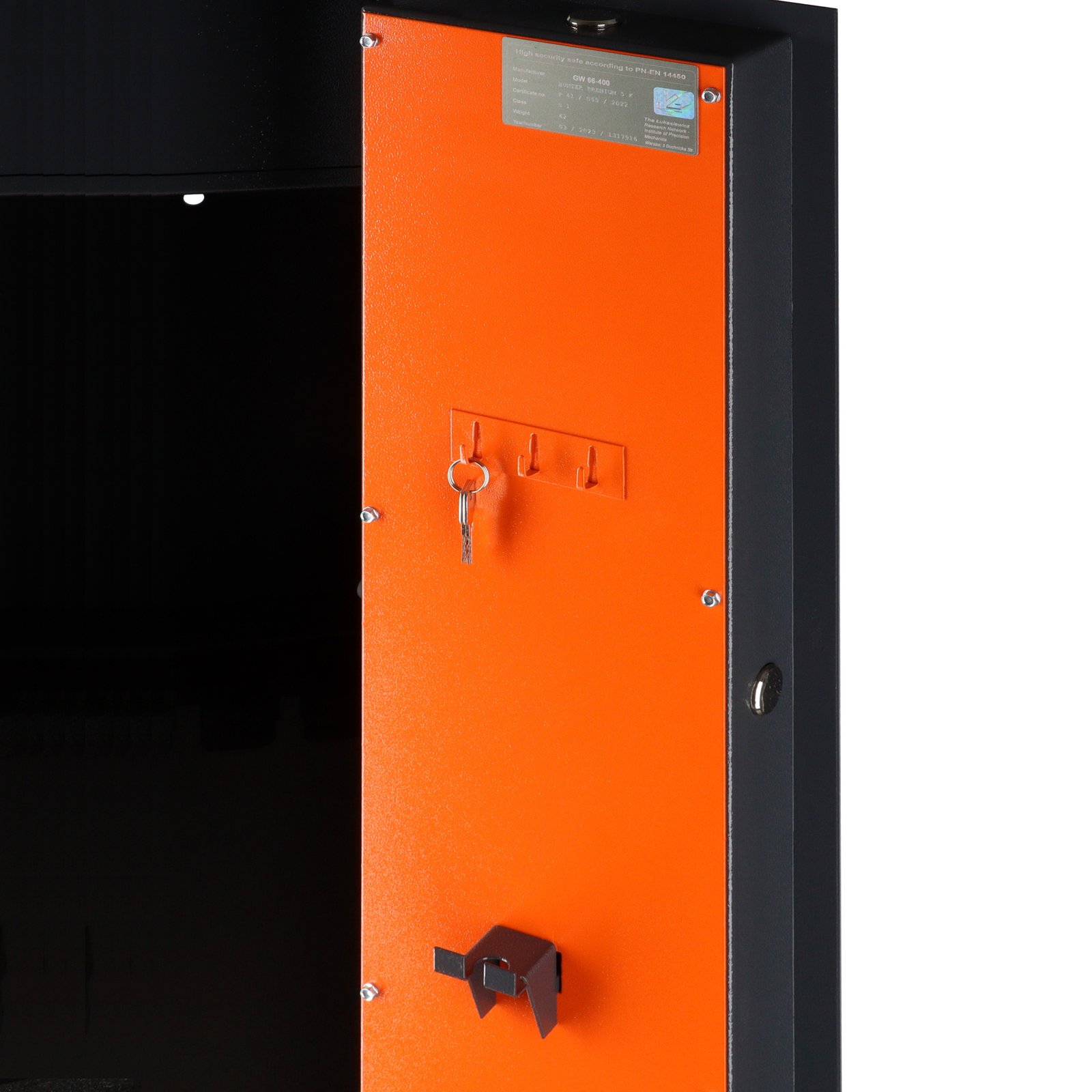 Brihard Hunter Premium 5 K sertifikuotas ginklų seifas (S1 klasė, 5 šautuvai, raktinė spyna) - Image 3